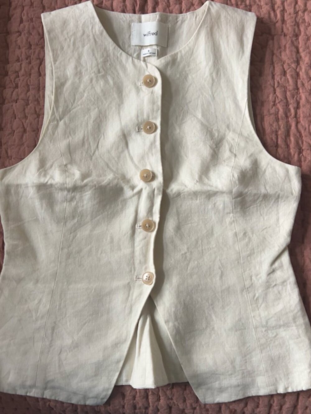 Aritzia Linen Vest